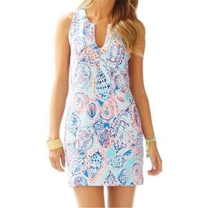 Lilly Pulitzer Estrada Dress Shell Me About it XS